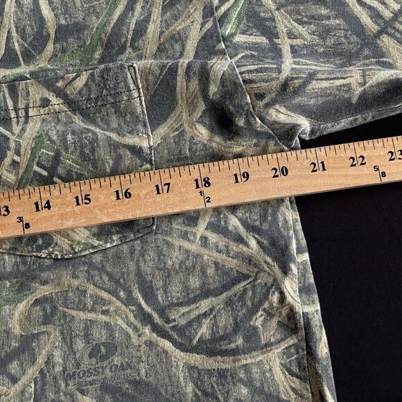 Vintage Sasquatch Mossy Oak Shadow Grass Turtleneck Adult Large Hunting USA 90s - Picture 8 of 10